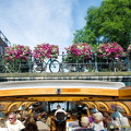 Visitors enjoying the Amsterdam Canal Cruise